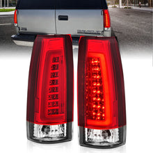 Load image into Gallery viewer, ANZO 1999-2000 Cadillac Escalade LED Taillights Chrome Housing Red/Clear Lens Pair