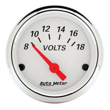 Load image into Gallery viewer, Autometer Arctic White 3-3/8in Electric Speedometer with 2-1/16in Volt/Water/Oil/Fuel