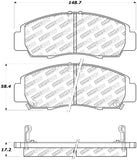 StopTech Street Select Brake Pads - Front/Rear