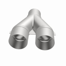 Load image into Gallery viewer, MagnaFlow Universal Trans Y-Pipe All SS 4inch (Dual) 3.5inch (Single) x 13inch (Overall)