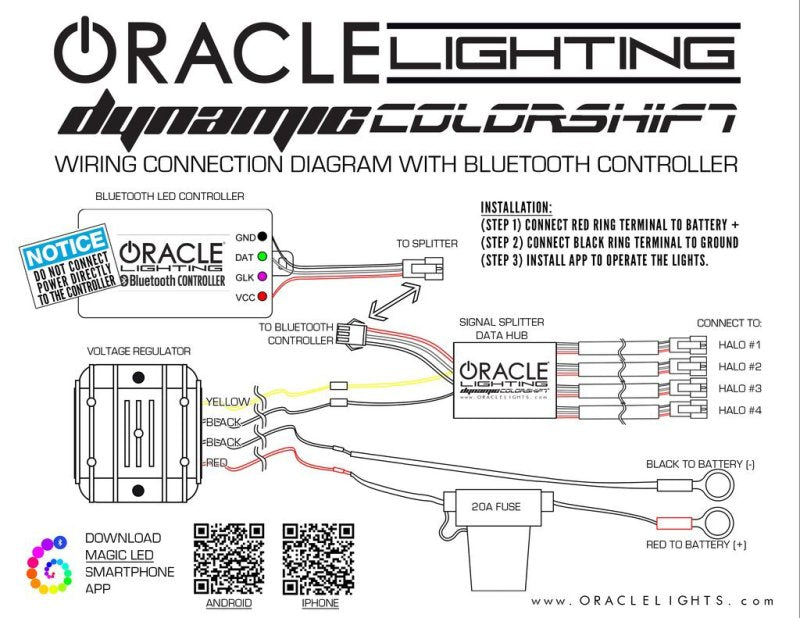 Oracle 16-20 Dodge Durango Dynamic RGB Headlight DRL Upgrade Kit - ColorSHIFT - Dynamic SEE WARRANTY