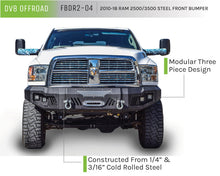 Load image into Gallery viewer, DV8 Offroad 10-18 RAM 2500 Front Bumper