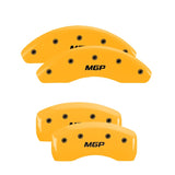 MGP 4 Caliper Covers Engraved Front & Rear Pontiac Yellow Finish Black Char 2004 Pontiac Bonneville