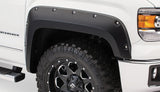 Bushwacker 16-18 GMC Sierra 1500 Pocket Style Flares 2pc - Black