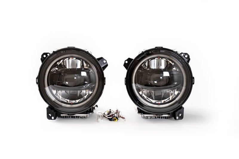 DV8 Offroad 18-22 Jeep Gladiator Wrangler LED Projector Headlights