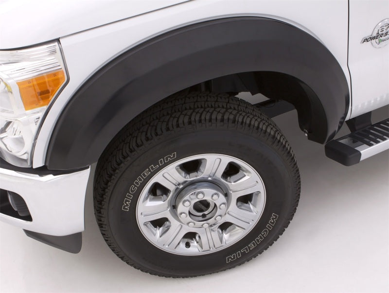 Lund 07-13 GMC Sierra 1500 Ex-Extrawide Style Textured Elite Series Fender Flares - Black (4 Pc.)