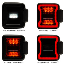 Load image into Gallery viewer, Oracle Jeep Wrangler JL Black Series LED Tail Lights SEE WARRANTY