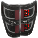 ANZO 2009-2013 Ford F-150 LED Taillights Black