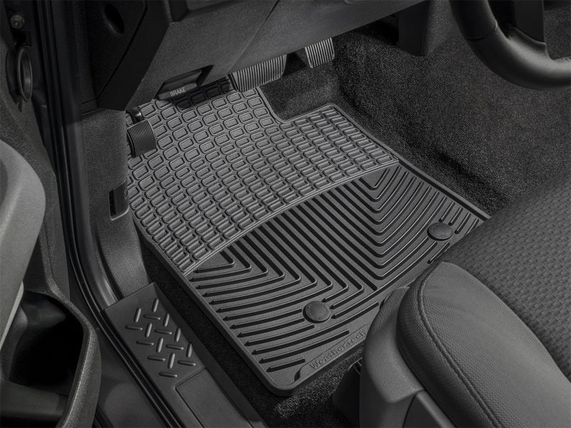 WeatherTech 11+ Ford Super Duty Front Rubber Mats - Black