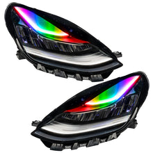 Load image into Gallery viewer, Oracle 17-21 Tesla Model 3 Headlight DRL Upgrade Kit - ColorSHIFT 2 SEE WARRANTY