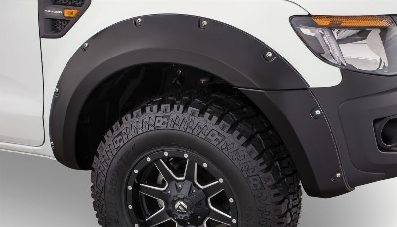 Bushwacker 11-15 Ford Ranger T6 Pocket Style Flares 4pc - Black