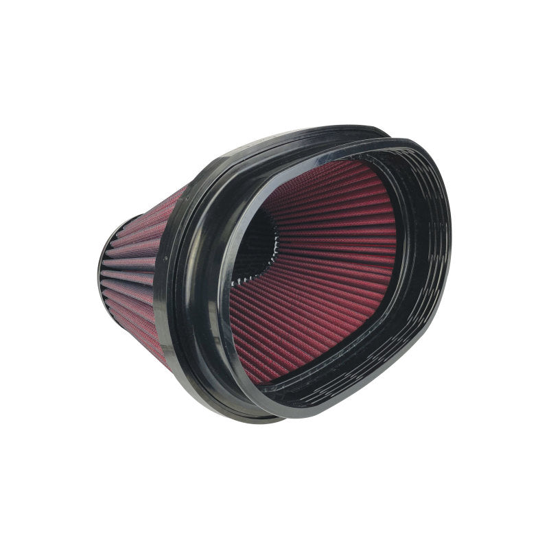 Injen Oiled Air Filter 8.5x5.63in Oval ID / 9.92x7.17in Base / 5.7in HT / 6.865ix4.115in Top