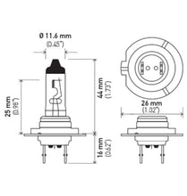 Load image into Gallery viewer, Hella Bulb H7 12V 55W Px26D T4625 +50