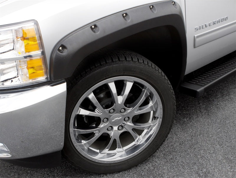 Lund 94-01 Dodge Ram 1500 RX-Rivet Style Smooth Elite Series Fender Flares - Black (2 Pc.)