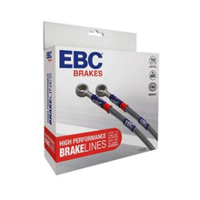 Load image into Gallery viewer, EBC 98-05 Porsche 911 (996) Carrera 2 3.4L (Cast Iron Rotor) Stainless Steel Brake Line Kit