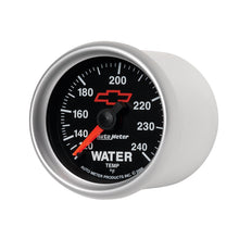 Load image into Gallery viewer, Autometer Sport-Comp II 2-1/16in 120-240 Deg Mechanical Water Temp Gauge - Bowtie Black