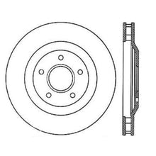 Load image into Gallery viewer, Stoptech 97-04 Chevy Corvette Right Front CRYO-STOP Rotor