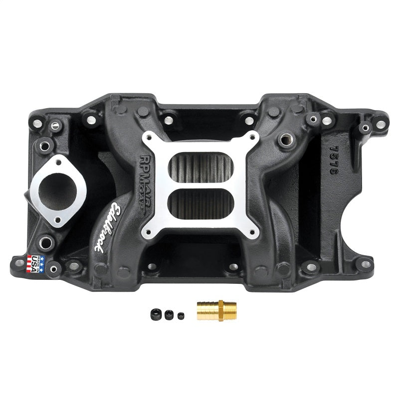 Edelbrock Intake Manifold RPM Air-Gap Small-Block Chrysler 340-360 Black