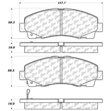 Load image into Gallery viewer, StopTech Street Touring 06-13 Honda Ridgeline / Acura TL Front Brake Pads