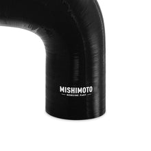Load image into Gallery viewer, Mishimoto Silicone Reducer Coupler 90 Degree 2.5in to 4in - Black
