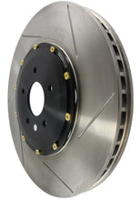 Load image into Gallery viewer, StopTech 10-15 Chevrolet Camaro Front Left Zinc Coated Slotted 2pc Aero Rotor w/ Black Hat