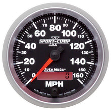 Load image into Gallery viewer, Autometer Sport-Comp II 3-3/8in 0-160MPH In-Dash Electronic Programmable Speedometer