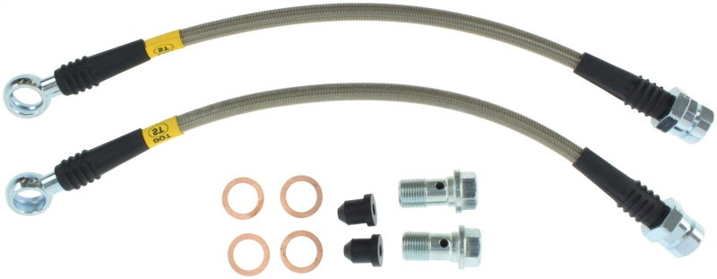 StopTech 15-17 Volkswagen GTI Stainless Steel Rear Brake Lines