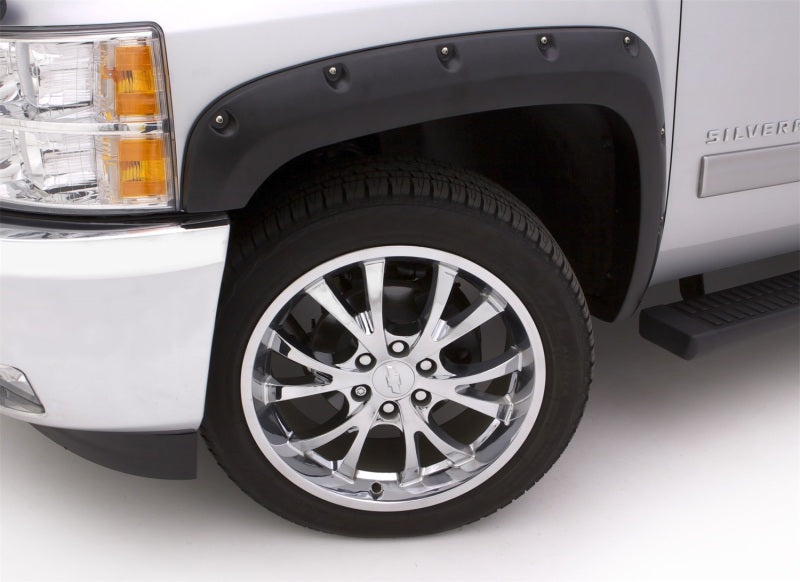 Lund 14-17 Toyota Tundra RX-Rivet Style Smooth Elite Series Fender Flares - Black (4 Pc.)