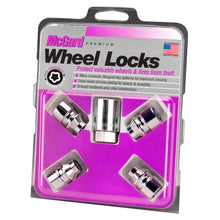 Load image into Gallery viewer, McGard Wheel Lock Nut Set - 4pk. (Uni-Lug) M12X1.5 / 13/16 Hex / .197in. Shank / 1.375in. L - Chrome