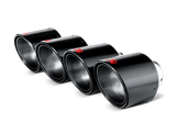 Akrapovic 06-13 Chevrolet Corvette ZO6/ZR1 (C6) Tail Pipe Set (Carbon 115 mm)