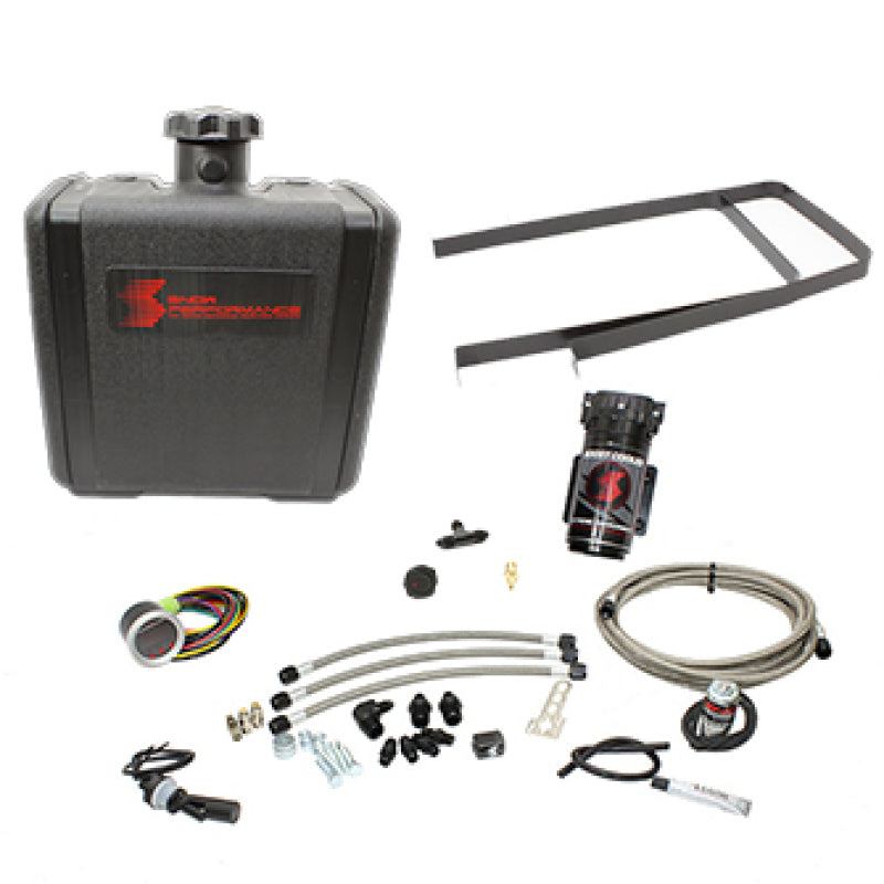 Snow Performance 07-17 Cummins 6.7L Stg 2 Boost Cooler Water Inj. Kit (SS Brded Line/4AN) w/o Tank