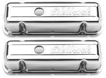 Load image into Gallery viewer, Edelbrock Valve Cover Signature Series Buick 1977 and Later 3 8L and 4 1L V6 Chrome