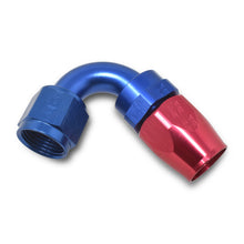 Load image into Gallery viewer, Russell Performance -10 AN Red/Blue 120 Degree Full Flow Swivel Hose End (With 15/16in Radius)