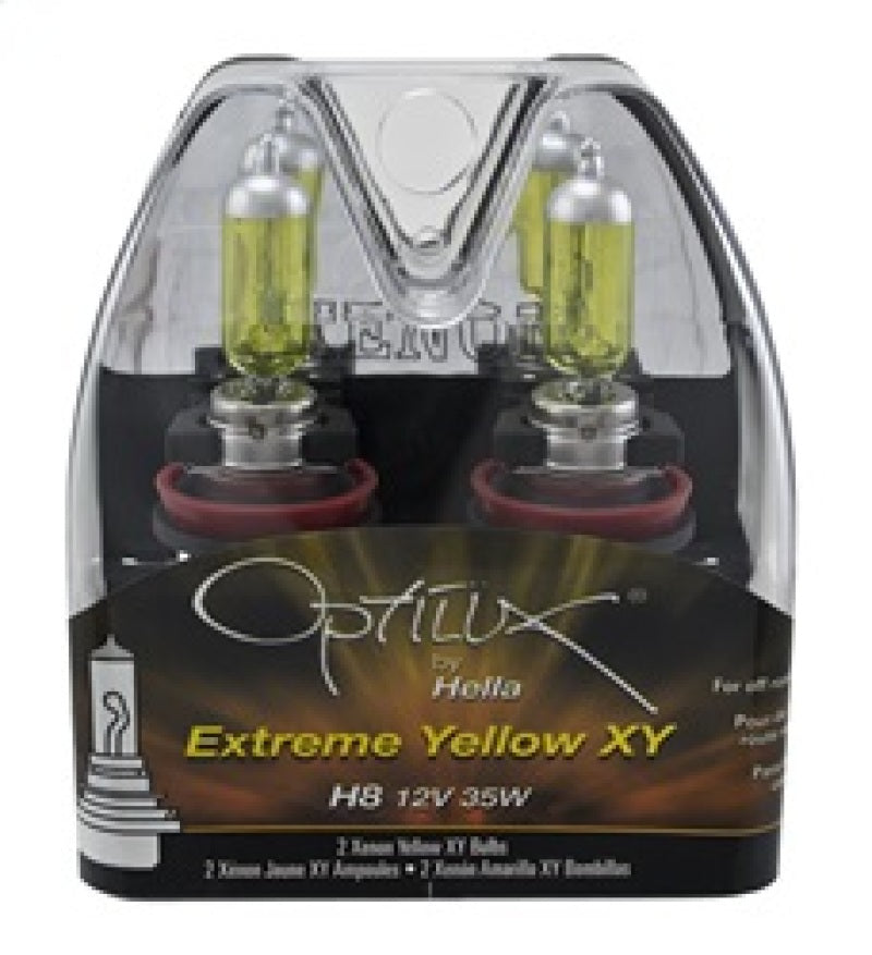 Hella Optilux XY Series H8 Xenon Halogen Bulb 12V 35W Fog Bulbs - Pair