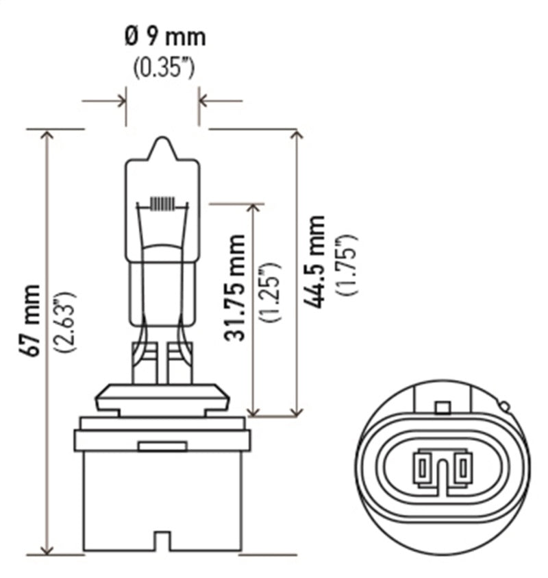 Hella Bulb 890 12V 27W Pg13 T325