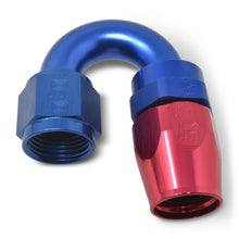 Load image into Gallery viewer, Russell Performance -8 AN Red/Blue 180 Degree Full Flow Swivel Hose End (With 3/4in Radius)