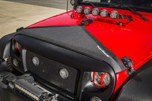 Load image into Gallery viewer, Rugged Ridge Hood Bra Black 07-18 Jeep Wrangler JK/JKU