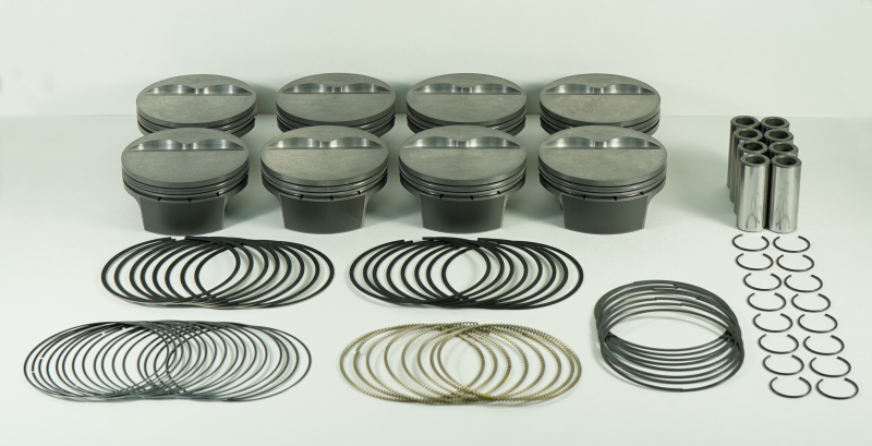 Mahle Piston Set Chevy 408ci 4.030in Bore 4.00in Stroke 6.0in Rod 11.8:1 CR Piston Set of 8