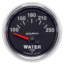 Load image into Gallery viewer, Autometer GS 52mm 100-250 Deg F Short Sweep Electronic Water Temperature Gauge