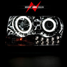 Load image into Gallery viewer, ANZO 2005-2010 Chrysler 300 Projector Headlights w/ Halo Chrome