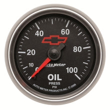 Load image into Gallery viewer, Autometer Sport-Comp II GM 52mm 0-100 PSI Mechanical Oil Pressure Gauge