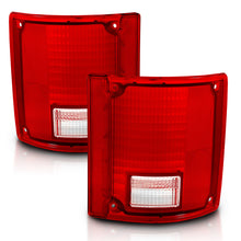 Load image into Gallery viewer, ANZO 1978-1991 Chevy Blazer Taillight Red/Clear Lens w/o Chrome Trim Fleetside (OE Replacement)