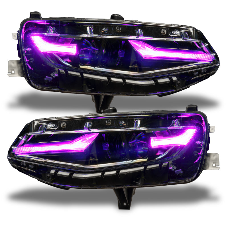 Oracle 19-21 Chevy Camaro LS/LT RGB+A Headlight DRL  Kit - ColorSHIFT w/ 2.0 Controller SEE WARRANTY