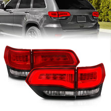 Load image into Gallery viewer, ANZO 2014-2016 Jeep Grand Cherokee LED Taillights Red/Clear