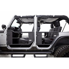 Load image into Gallery viewer, Rampage 2007-2018 Jeep Wrangler(JK) 2-Door Tube Doors With Netting - Black