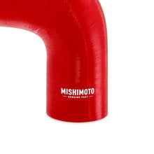 Load image into Gallery viewer, Mishimoto Silicone Reducer Coupler 90 Degree 2.5in to 3.25in - Red