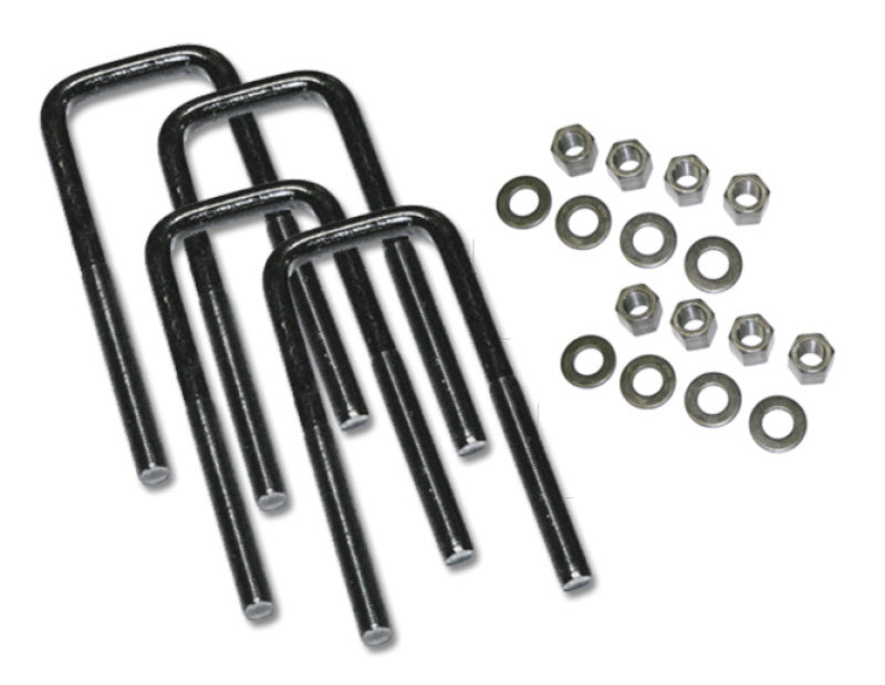 Superlift U-Bolt 4 Pack 5/8x2/1/2x9 Square w/ Hardware