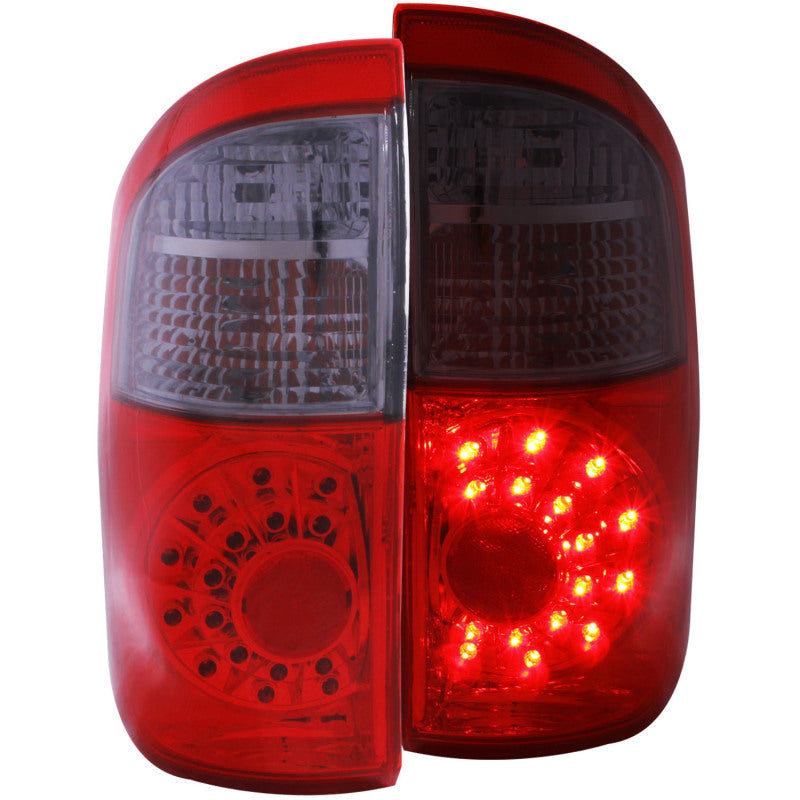 ANZO 2004-2006 Toyota Tundra LED Taillights Red/Smoke