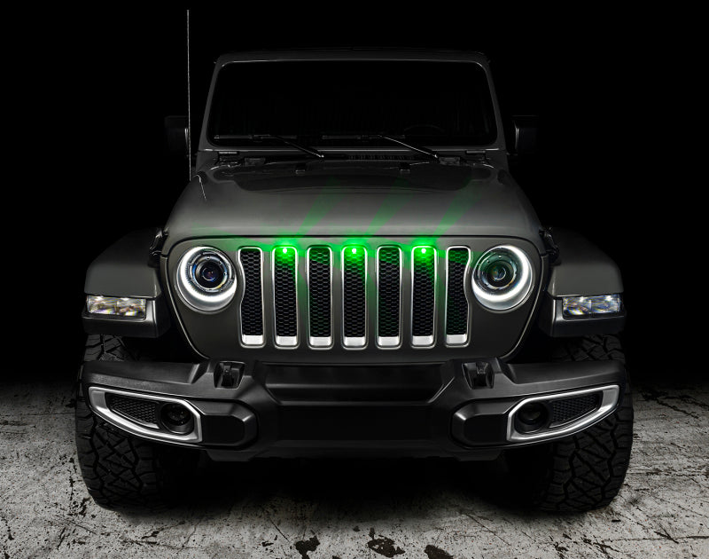 Oracle Pre-Runner Style LED Grille Kit for Jeep Wrangler JL - Green SEE WARRANTY