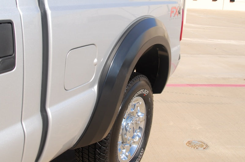 Lund 11-16 Ford F-250 Ex-Extrawide Style Smooth Elite Series Fender Flares - Black (4 Pc.)